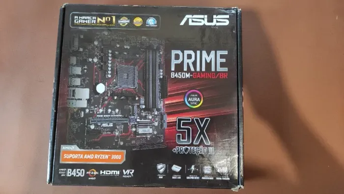 PLACA MÃE ASUS PRIME B450M-GAMING/BR