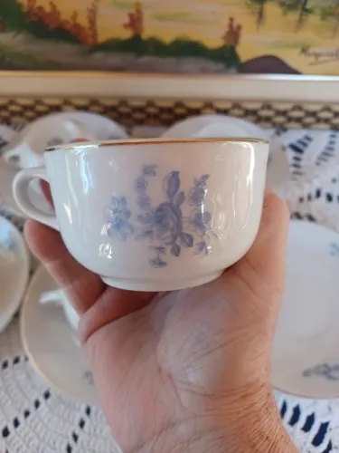 Xícaras de chá porcelana Mauá