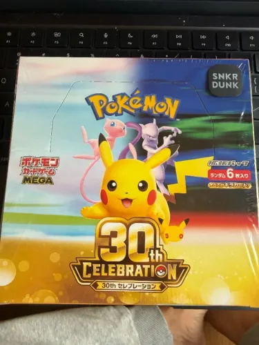 POKEMON booster box japones comemorativa 30 anos