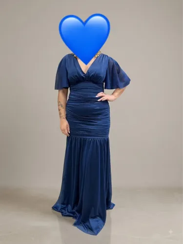 Vestido de festa Azul Marinho
