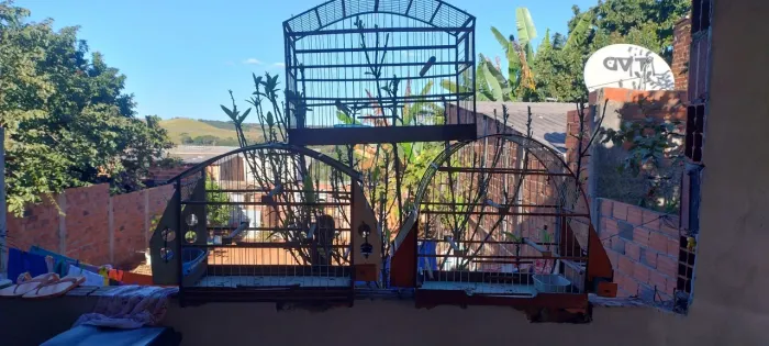 3 gaiolas para pássaro