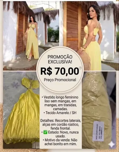 Vestido nunca usado