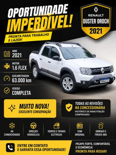 Renault Duster Oroch Express 1.6 Flex 16V Mec. 2021