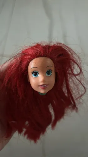 Cabeça boneca Ariel