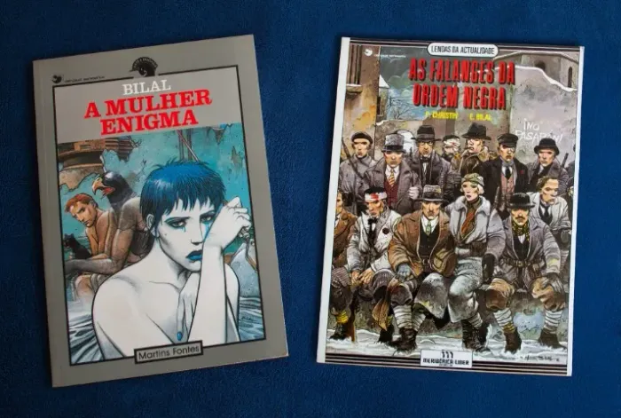 Lote de 2 HQs do Icônico desenhista de BD Enki Bilal