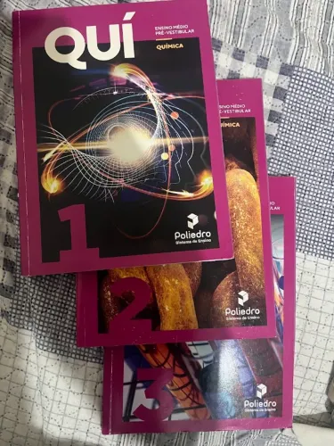 Livros Quimica Poliedro vol 123