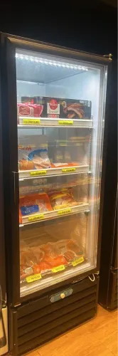 Refrigerador de Vitrine Metalfrio 509 Litros, VF55AL, Dupla Ação, Porta de Vidro