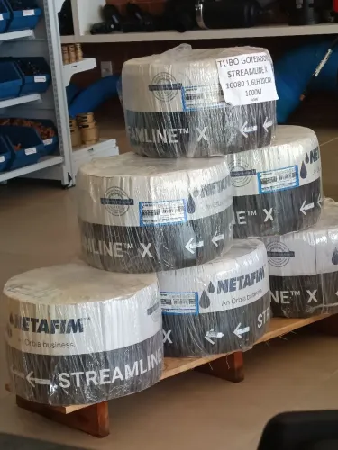 Tubo mangueira gotejadora Streamline 1000 metros parece grossa 