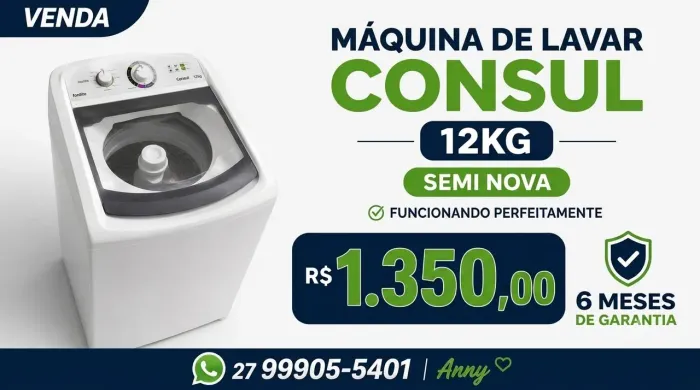 Máquina de Lavar consul