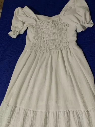 Vestido branco longo desapego