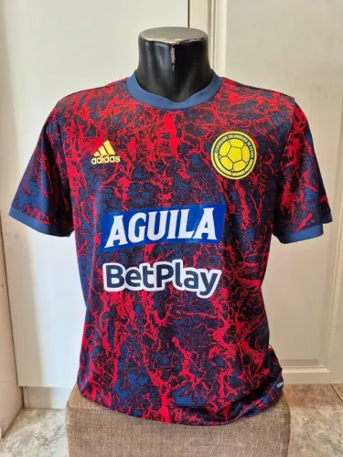 Camisa da Colômbia de treino oficial da Adidas - Tamanho G