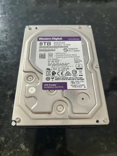 HD WD purple. 8 TB