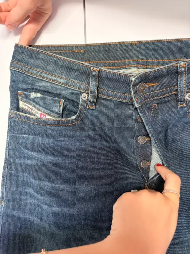Calça Jeans Diesel Original Vintage W31 - Diesel Industry - Azul