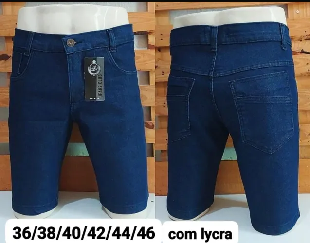 Bermuda Jeans com Lycra