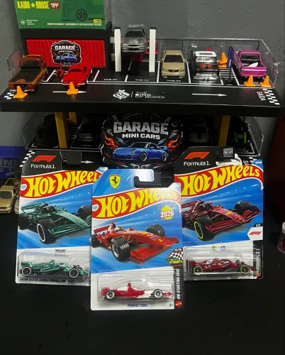 Trio Fórmula 1 Hotwheels