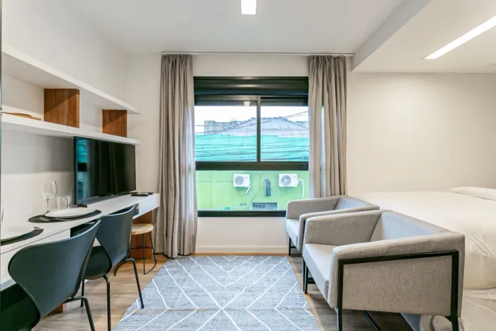 Studio moderno e funcional no centro de Florianópolis HLS Studios