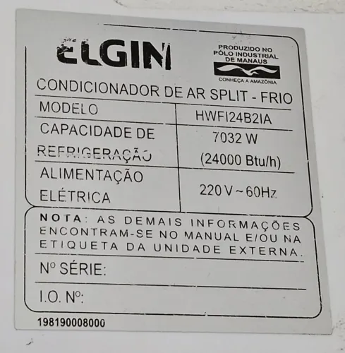Vende-se ar condicionado 24mil Btus
