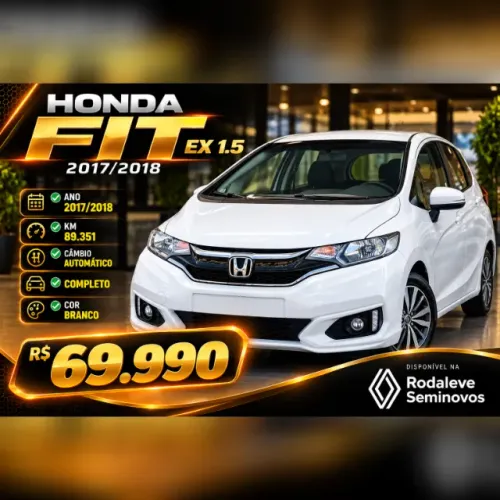 Honda Fit Ex/s/ex 1.5 Flex/flexone 16V 5P Aut. 2018