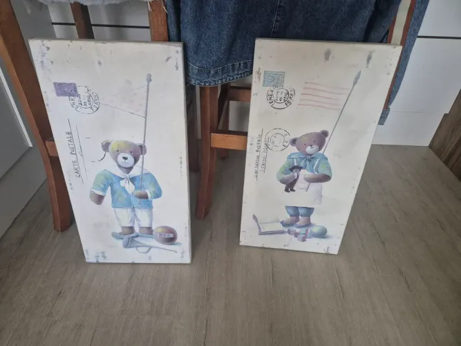 Quadro quarto infatil retro