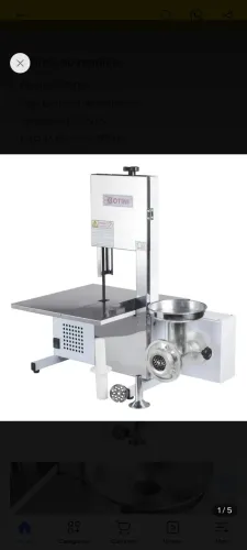 Maquina moer e serrar carne Botini