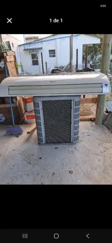 Vendo ar 60 mil btus quente e frio semi novo