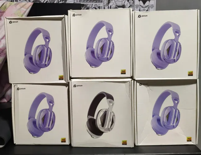 HEADSET GAMER SEM FIO PICUN G1 TRI-MODE LACRADO