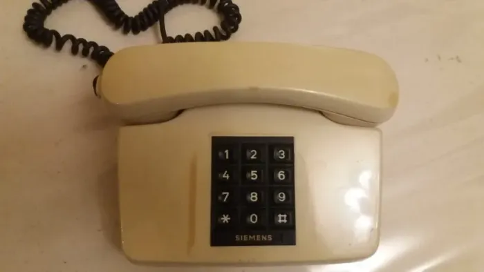 Telefone Fixo Antigo de Teclas Siemens - Modelo ATD-B 423