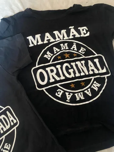 Blusa Mae e filho / filha - camisa dia das maes