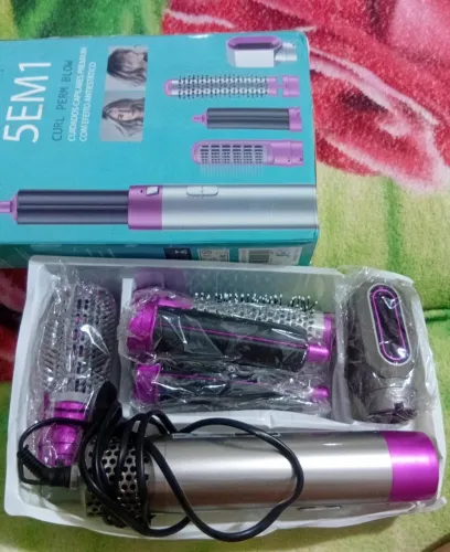 Modelador de Cabelo 5 em 1 - Novo | R$ 120