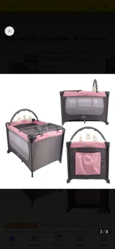 Berço Portátil Desmontável Joly da marca Baby