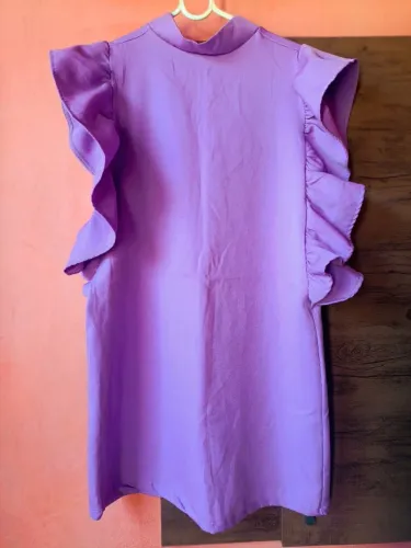 Tamanho M bazar vestido lilás