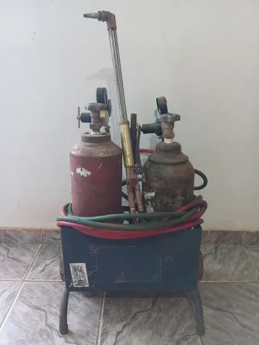 Maçarico oxigênio/acetileno (corte e solda)