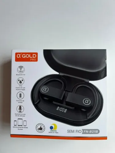 Fone de Ouvido sem fio A' Gold - Novo