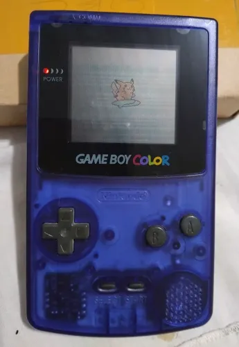 Game boy color roxo transparente 