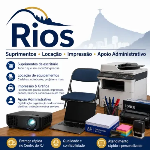 Aluguel de Equipamentos de Escritório - Centro do Rio - Prestação de Serviços