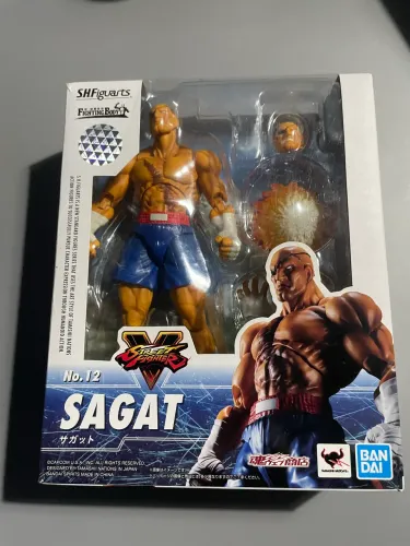 Sagat. Street Fighter. Bandai S.H. Figuarts. Original e Completo.