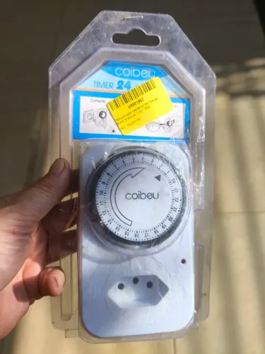 Temporizador Timer Mecânico Coibeu 24h Bivolt - Novo