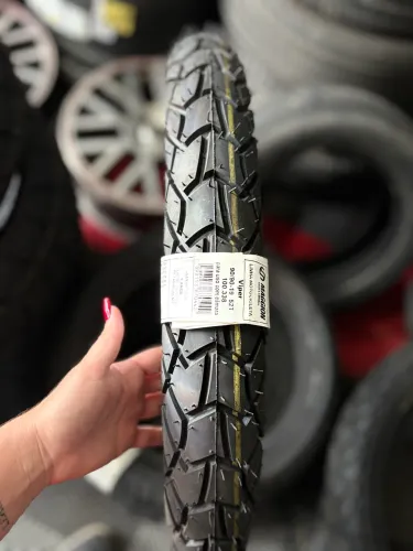 01 pneu dianteiro 90/90R19 CROSSER XRE190 BROSS