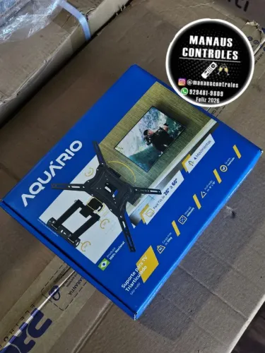 Suporte de tv triarticulado 26 a 60 polegadas
