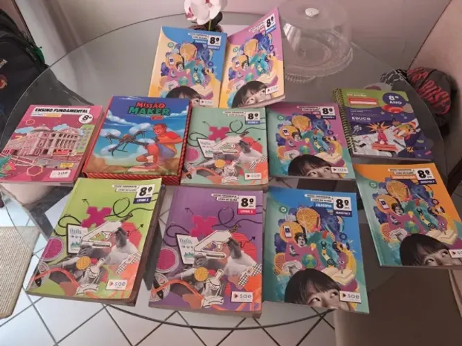 Livros 8° ano ensino fundamental