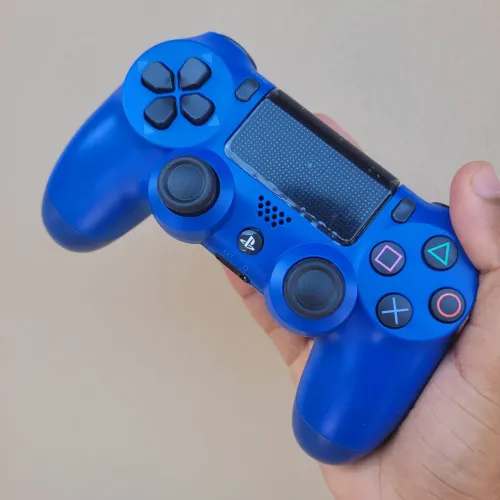 Dualshock 4 Azul Sem Fio Controle PS4 Compatível TV xCloud Celular