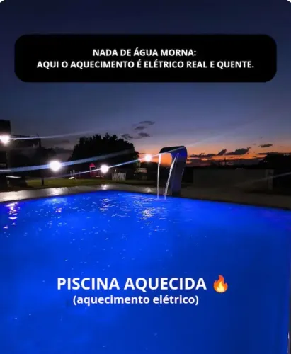 Sítio com PISCINA AQUECIDA (elétrico), perto de BH, sentido Lagoa Santa.