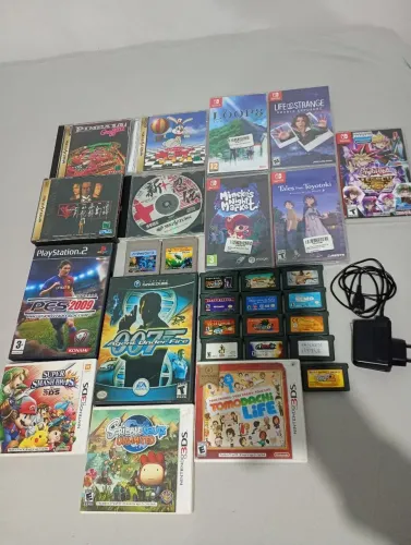 Lote de jogos Nintendo switch game boy sega 