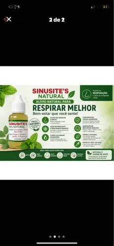Solução nasal P/sinusite