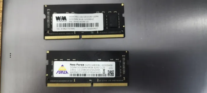 Memória ram 8gb DDR4