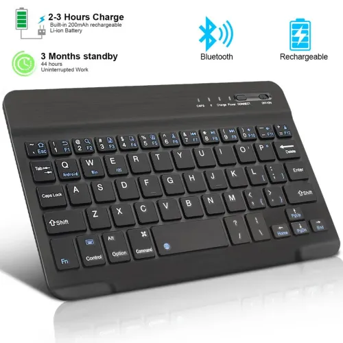 Teclado sem fio bluetooth