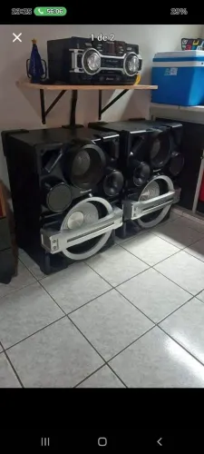Vende-se um son da Panasonic Max 750som marca do aparelho