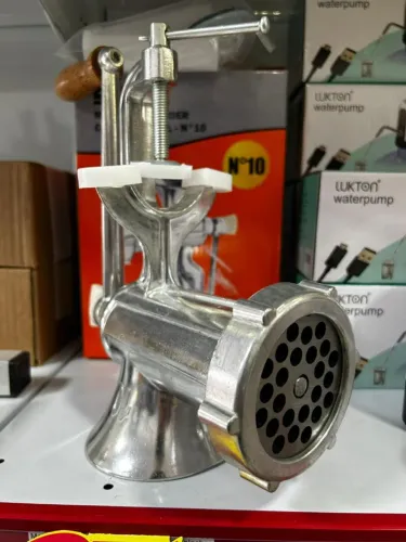 Máquina 10" Alumínio de bolacha e moer carne