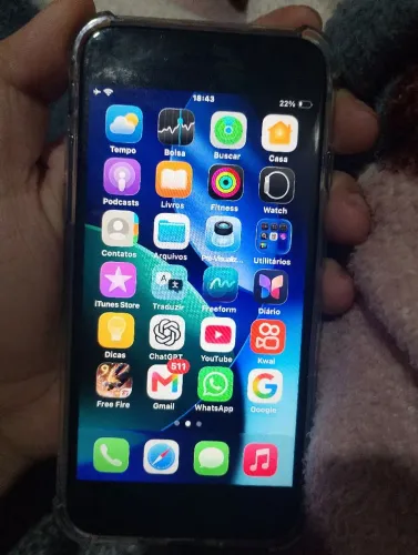 iPhone se 3 Geração 64GB-Bateria 87% modelo 2022 cor Meia-noite todo original