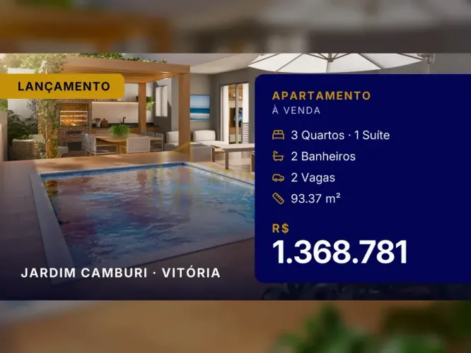 Apartamento moderno em Jardim Camburi: conforto e lazer para sua família!